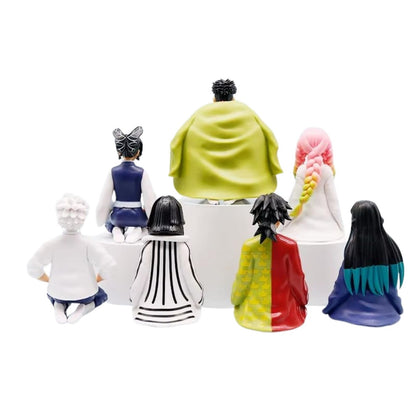 7 Hashiras Squatting (10 cm) | Demon Slayer