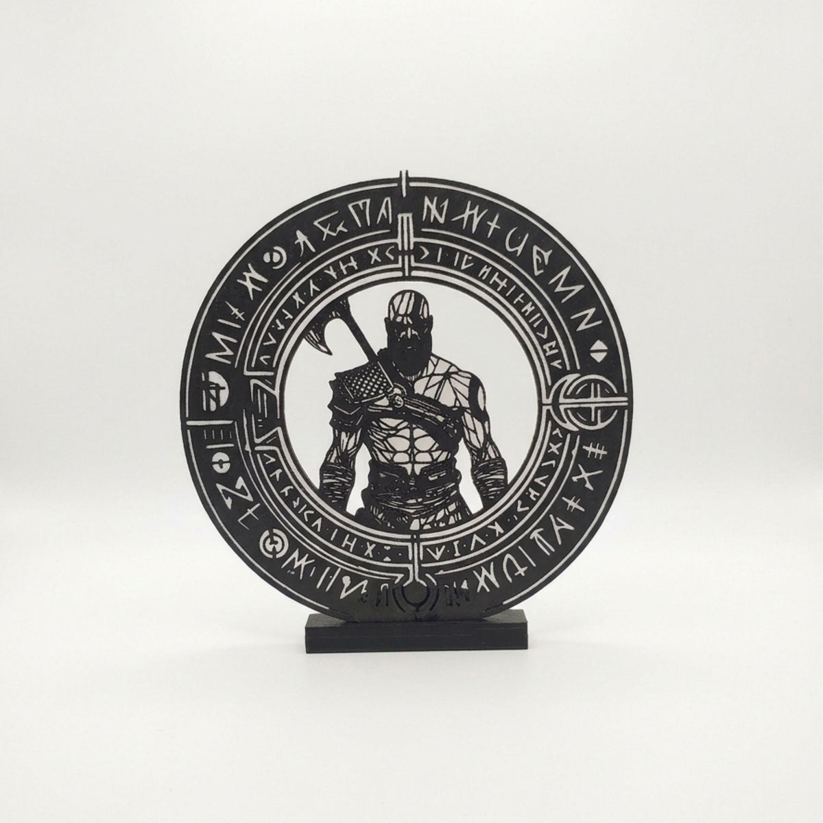Kratos with Runes | God of War  (21 x 20 x 7 cm)