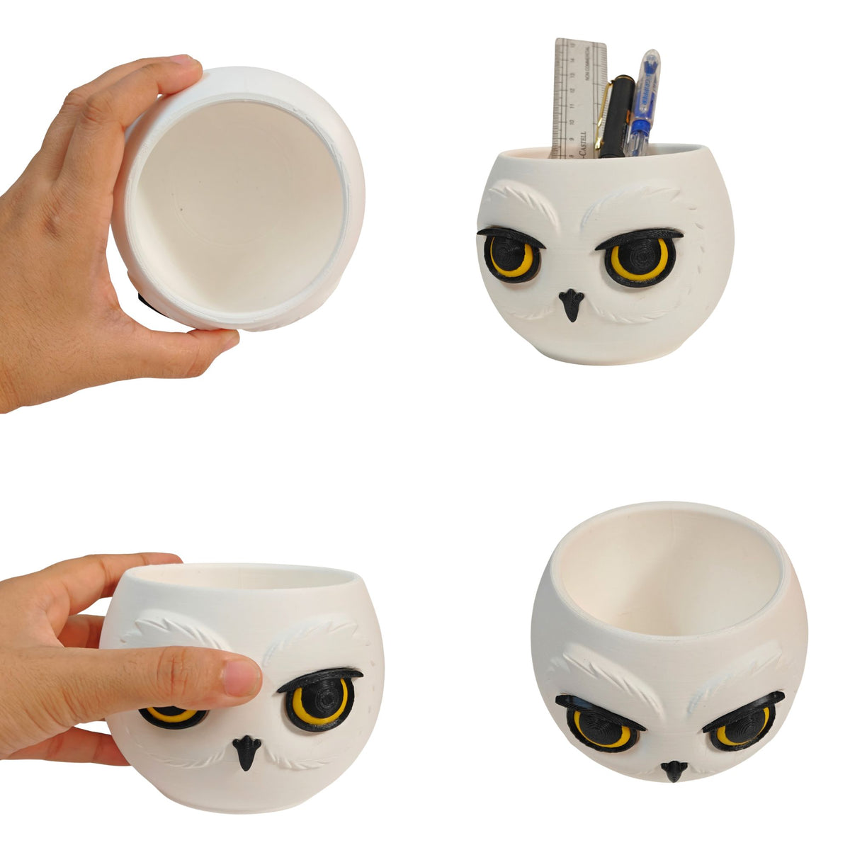 Hedwig Inspired Desk Organizer/Planter (11 x 11 x 8 cm) | Harry Potter