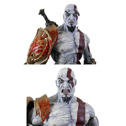 Kratos - Ghost of Sparta (20 cm) | Poseable Figure with replaceable accessories | Brand - Neca