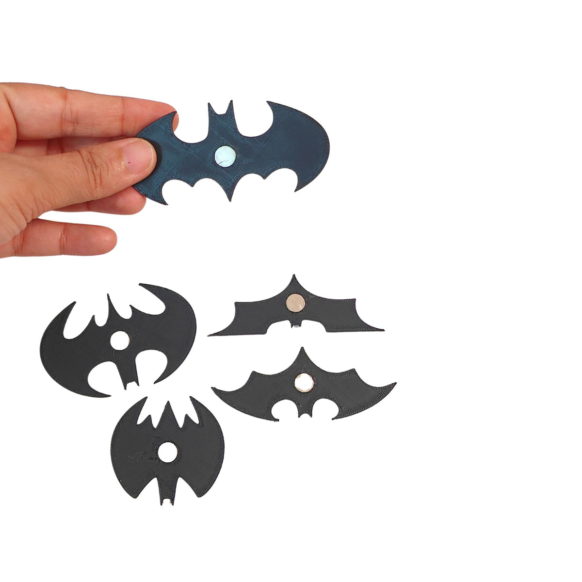 Batman Multi-Era Logos | Fridge Magnets (Set of 5)