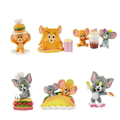 Tom & Jerry - Food Play (7 cm) | Set of 6