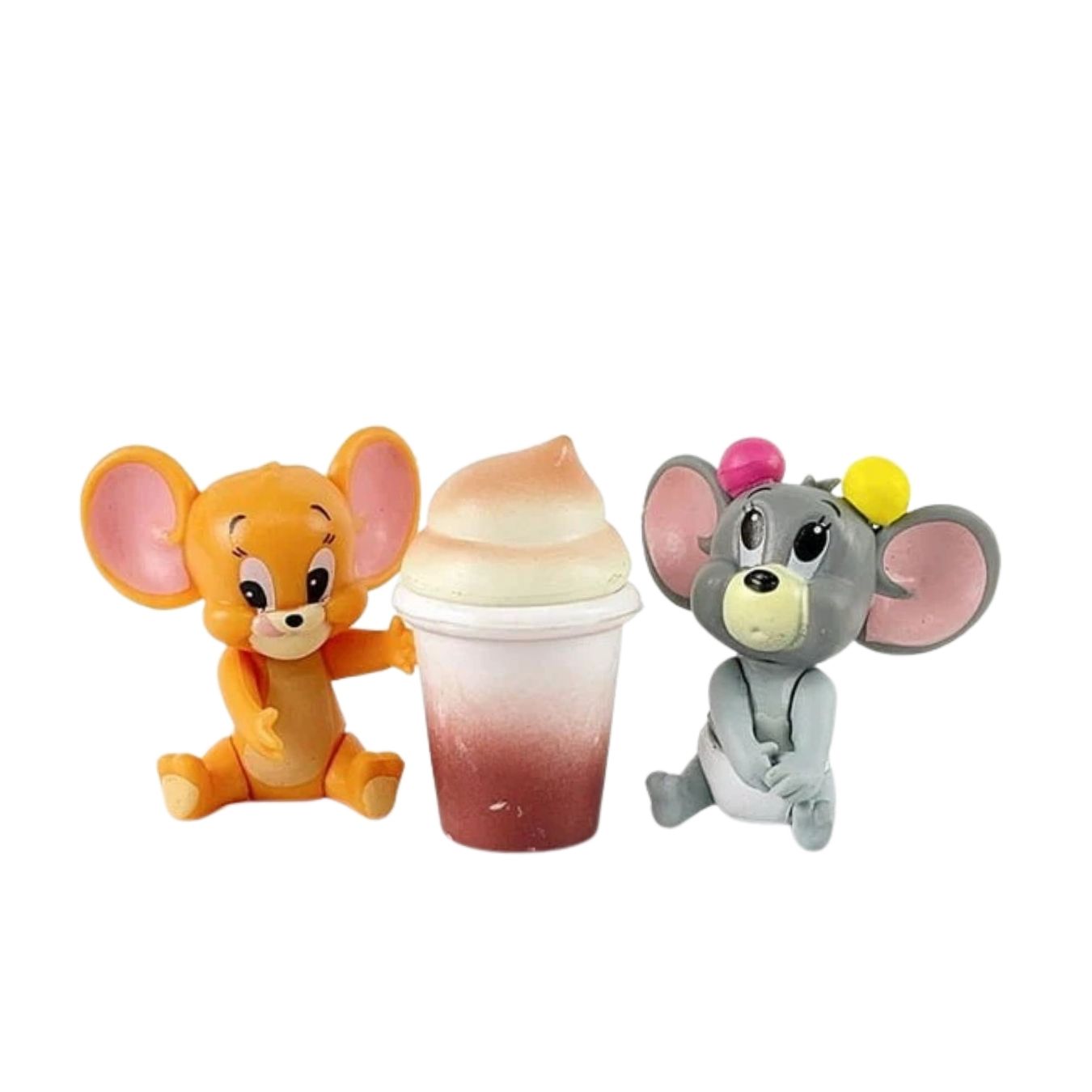 Tom & Jerry - Food Play (7 cm) | Set of 6
