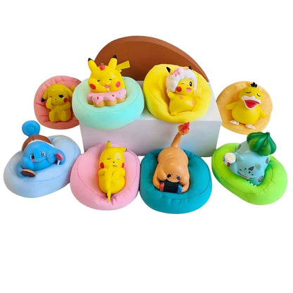 Pokemons on Pillows (8cm) | Set of 8