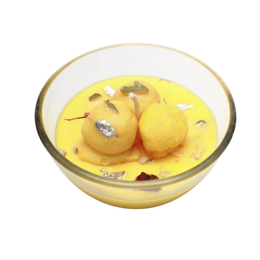 Hand-made Rasmalai Candle (Pack of 1) with fragrance