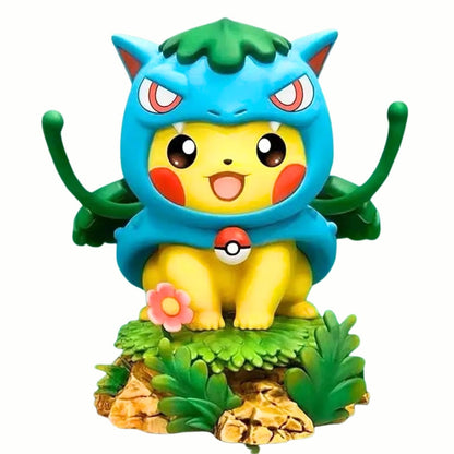 Pikachu cosplaying other Pokemons (12 cm)