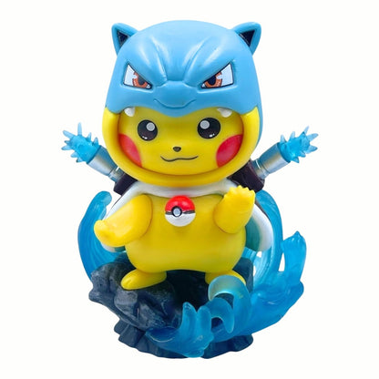 Pikachu cosplaying other Pokemons (12 cm)