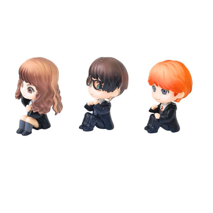 Harry Potter Trio Squatting (set of 3) (8 cm) | Harry Potter