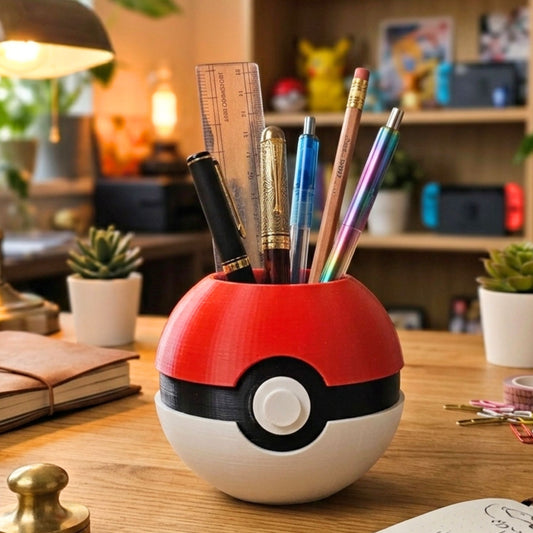 Trainer’s Choice - Pokeball Desk Organizer (9 x11 x11 cm)