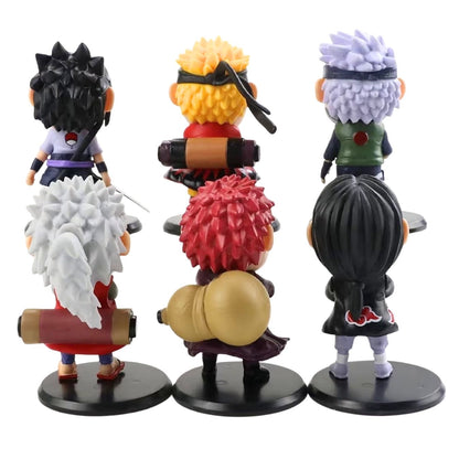 Shinchan Cosplaying Naruto set of 6 (10 cm)