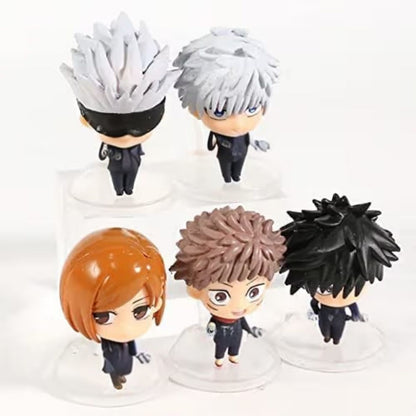 Chibi Sorcerer & Sensei (5 cm) set of 5 | Jujutsu Kaisen