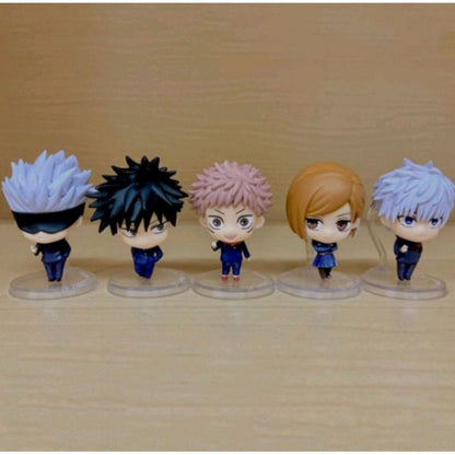 Chibi Sorcerer & Sensei (5 cm) set of 5 | Jujutsu Kaisen