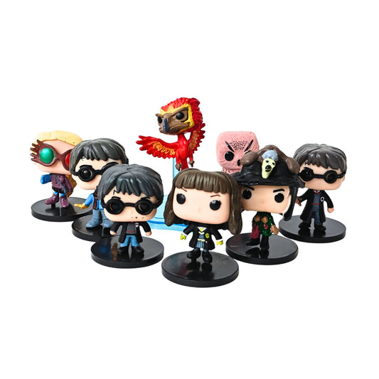 harry potter mini pops 4 - 6 cm - set of 8