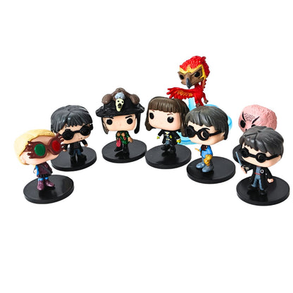 harry potter mini pops 4 - 6 cm - set of 8