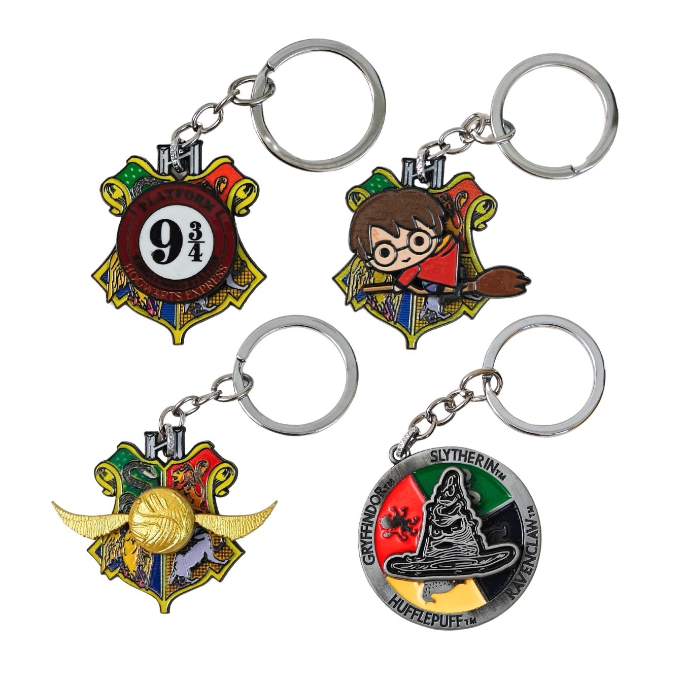 Harry Potter - Rotating Metal Keyring (select variant from menu)