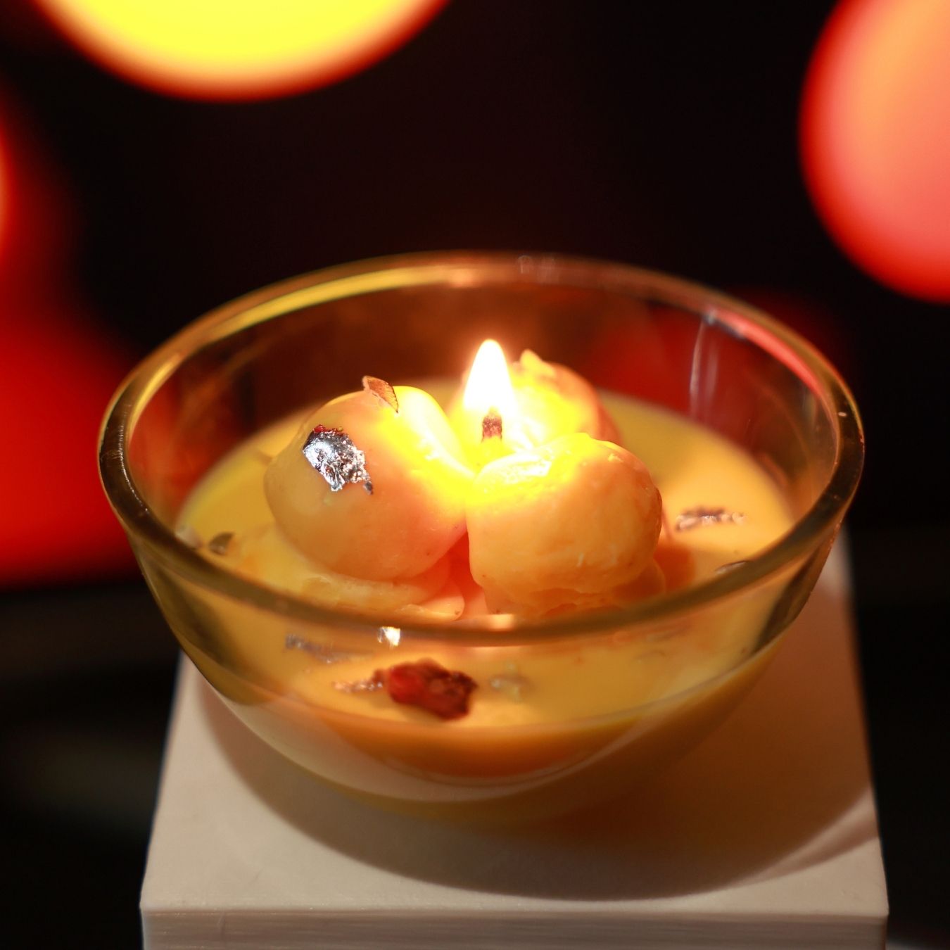 Hand-made Rasmalai Candle (Pack of 1) with fragrance
