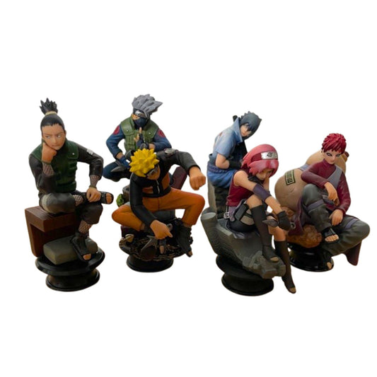 naruto chess style sitting figures 8 cm