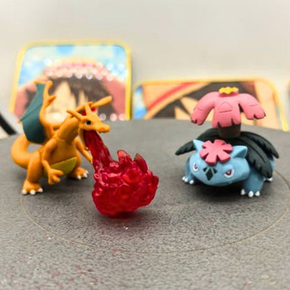 Pokemon set of 2 (Charizard and Venusaur) (3 - 5 cm)