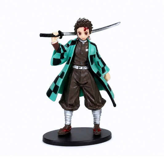 Demon Slayer Tanjiro Kamado with Nichirin (14 cm)