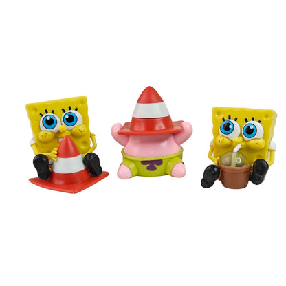 SpongeBob SquarePants & Patrick Star Mini Figure Set of 3 (5 - 6 cm)