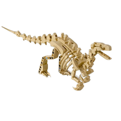 Velociraptor Skeleton Building Block Set (6 x 3 x 14 inches)
