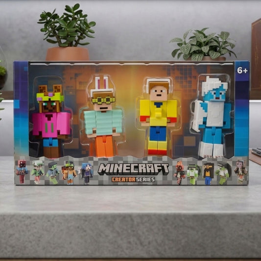 Minecraft Creator Series 4 Pack Set B (5 cm)