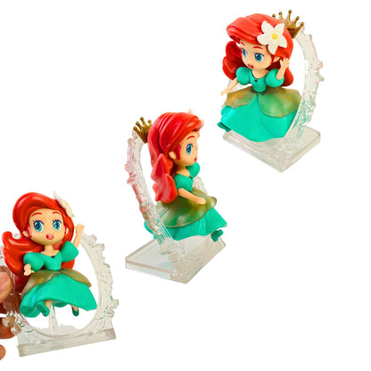 Disney Princess Enchanted Storybook Frame Chibi Figure Set (Pack of 6)
