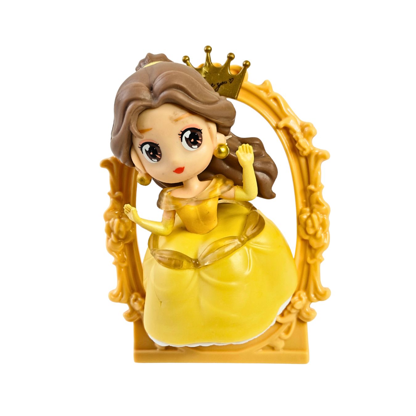 Disney Princess Enchanted Storybook Frame Chibi Figure Set (Pack of 6)
