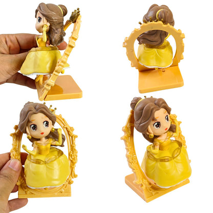 Disney Princess Enchanted Storybook Frame Chibi Figure Set (Pack of 6)