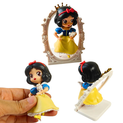Disney Princess Enchanted Storybook Frame Chibi Figure Set (Pack of 6)