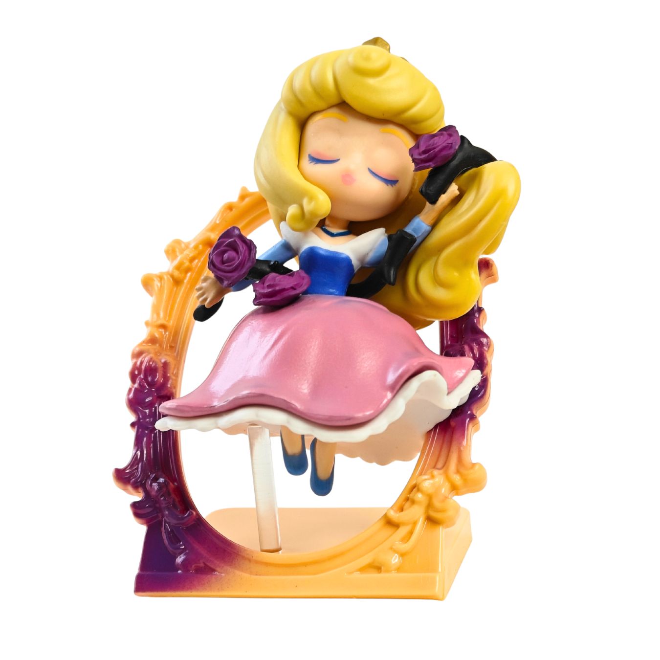 Disney Princess Enchanted Storybook Frame Chibi Figure Set (Pack of 6)