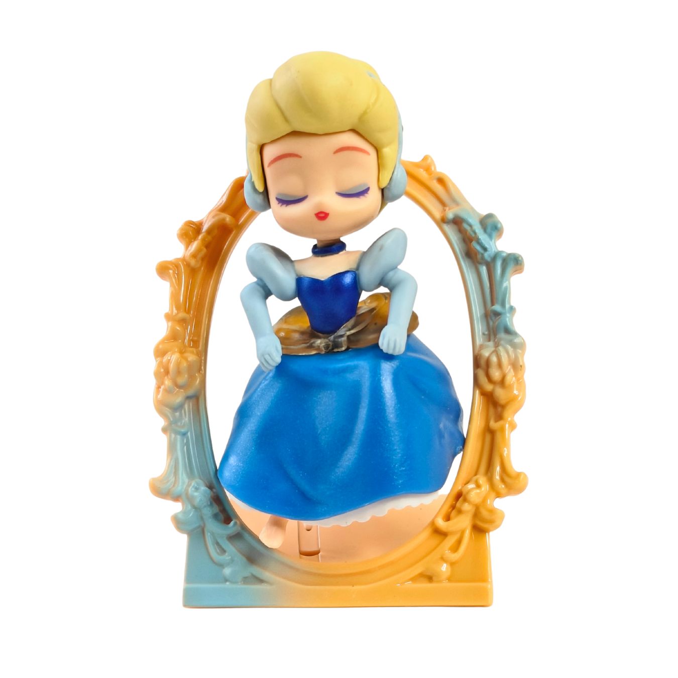 Disney Princess Enchanted Storybook Frame Chibi Figure Set (Pack of 6)