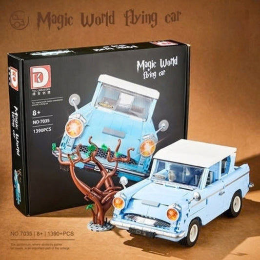 Magic World Flying Car Building Blocks Set (1390 + Pcs)