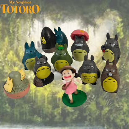 My Neighbor Totoro Miniature Figurine Set (10-Piece Collector's Pack) (3 - 4 cm)