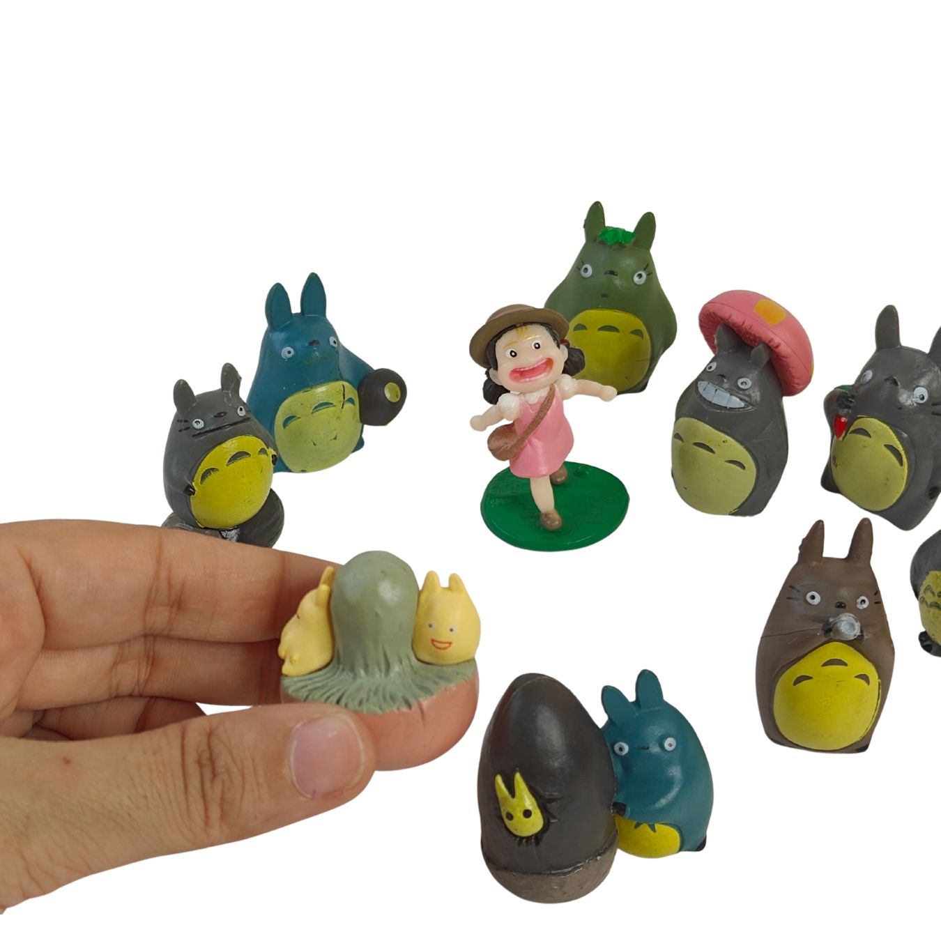 My Neighbor Totoro Miniature Figurine Set (10-Piece Collector's Pack) (3 - 4 cm)