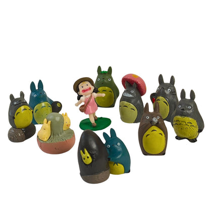 My Neighbor Totoro Miniature Figurine Set (10-Piece Collector's Pack) (3 - 4 cm)