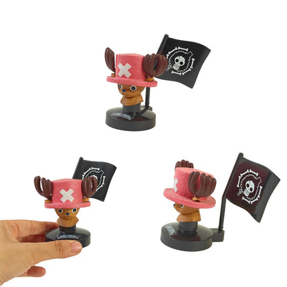 Tony Tony Chopper Bust Figure with Pirate Flag (6 cm)| One Piece | Bandai