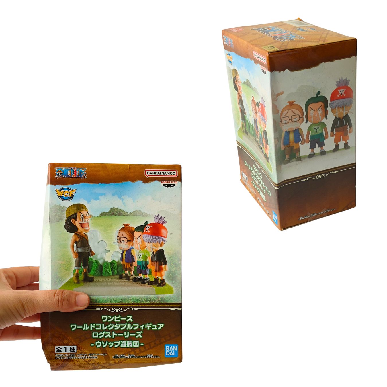 WCF Log Stories Usopp and Childhood Crew (2.8 inches approx)| One Piece | Bandai