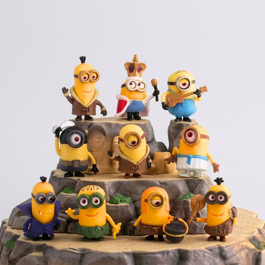 Minions set of 10 (6 - 10 cm)