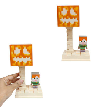 Minecraft Jack-o-Lantern Block Lamp (18 cm)