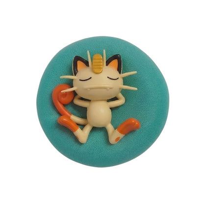 Sleeping Meowth Cushion Mini Figure (Cushion size - 8 cm)