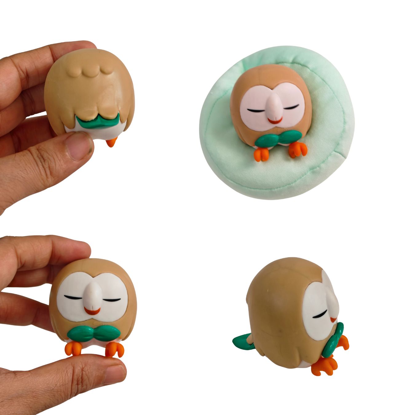 Sleeping Rowlet Cushion Mini Figure (Cushion size - 8 cm)