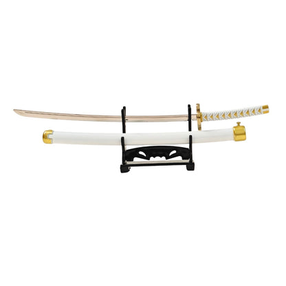 Mini Metal Katana (not sharp, 24 cm) | Button open (katana stand not included)