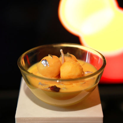 Hand-made Rasmalai Candle (Pack of 1) with fragrance