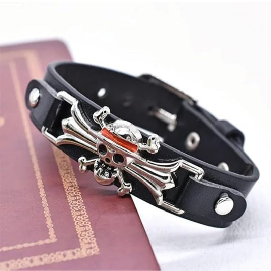 Jolly Roger Logo Bracelet | One Piece