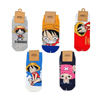 One Piece Ped Socks - Set of 5