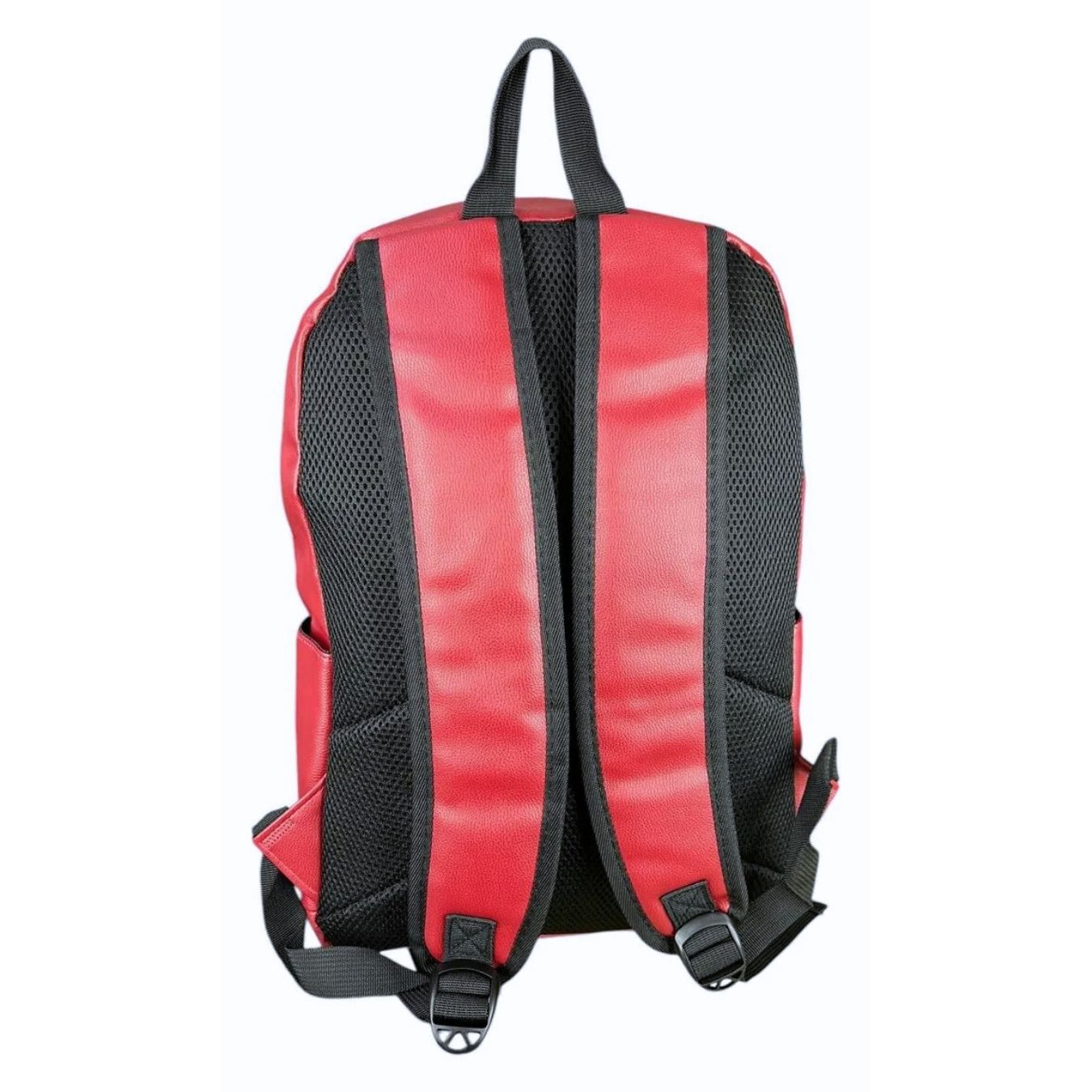 Hogwarts Crest Faux-Leather Unisex Backpack (40*30*12 cm) with laptop compartment & bottle holder | Harry Potter