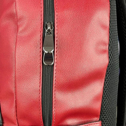 Hogwarts Crest Faux-Leather Unisex Backpack (40*30*12 cm) with laptop compartment & bottle holder | Harry Potter