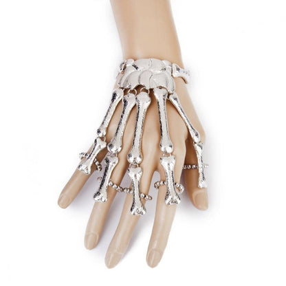 Finger to Wrist Skeletal Bracelet - Halloween & Party