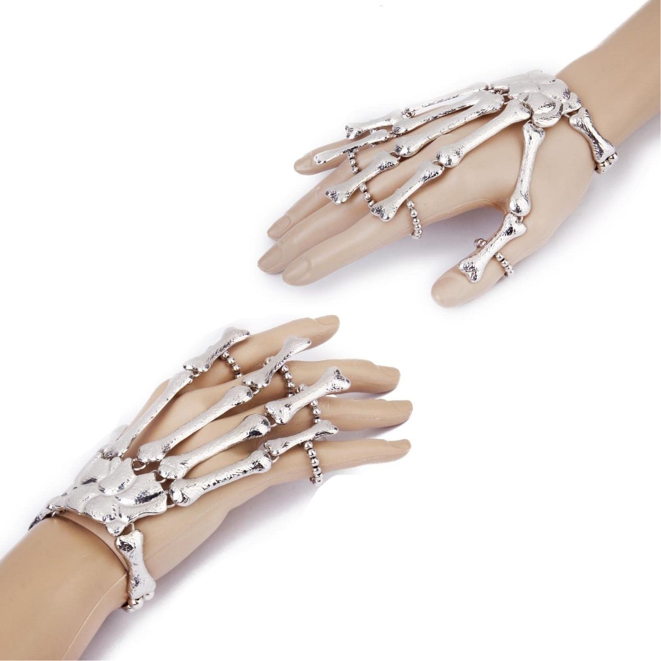 Finger to Wrist Skeletal Bracelet - Halloween & Party
